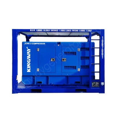 해양 석유 및 가스전용 Kingway ATEX Zone 2 Sullair 공기 압축기 186CFM 100Psi