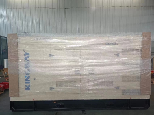 가스 열펌프 에어컨을 위한 250KVA 천연가스 쿠민스 200 kw 발전기 무음