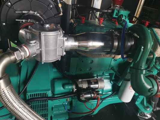 가스 열펌프 에어컨을 위한 250KVA 천연가스 쿠민스 200 kw 발전기 무음
