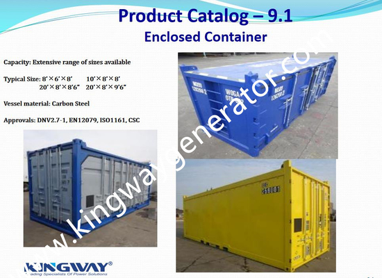 CSC 두배 공인된 DNV 2.7-1 근해 컨테이너 10ft 20ft