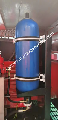 ATEX 구역 2 375CFM Sullair 폭발 방지 디젤 공기 압축기 Kingway DNV 프레임