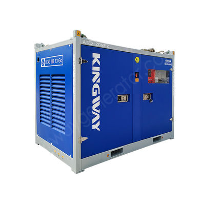 엔진, ATEX Zone 2 및 DNV 2.7-1 규격을 준수하는 100kVA 방폭 해양 발전기