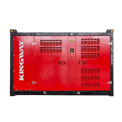 ATEX 제2 구역 25kva/20kw 3단계 디젤 발전기 세트 DNV 2.7-1 스키드 프레임 구역 2 엑스-프로 디젤 발전기
