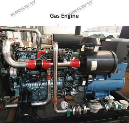 단일 3단계 CE 50hz 1500rpm 60hz 1800rpm 물 냉각 100kw 천연 가스 바이오 가스 가스 엔진 LPG