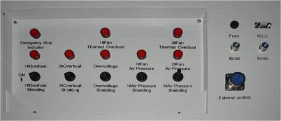 시험 디젤 발전기 250kw 400v 50hz3 단계 4 와이어 저항 부하 은행