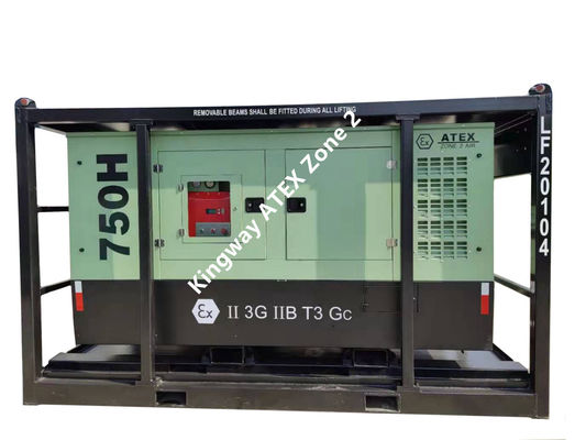 60kva 400v 50hz 3단계 4선 폭발 방지 디젤 엔진 ATEX 인증 구역 2 등급 dnv 발전기 해상용