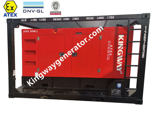 수정된 250KVA 200KW ATEX 인증 구역 2 템프 클래스 T3 리그 세이프 폭발 방지 디젤 산업 발전기 세트 IEC60049
