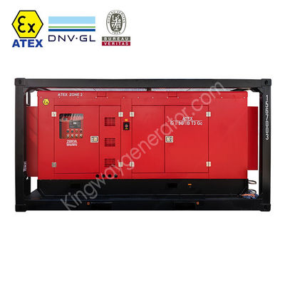 DNV 2.7-1 스키드에 장착된 80KVA 고강도 ATEX 구역 2 해양 발전기