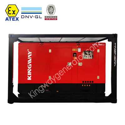 DNV 2.7-1 스키드에 장착된 80KVA 고강도 ATEX 구역 2 해양 발전기