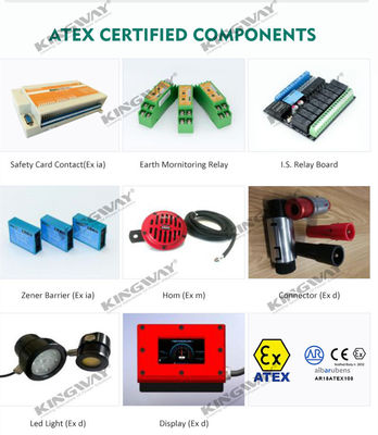 해상 플랫폼 칸피 25kva 400v 50hz 3단계 4 와이어 폭발 방지 디젤 엔진 ATEX 인증 구역 2 발전기