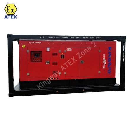 킹웨이 260CFM ATEX, ROHS,BV, CE 인증 구역 2 T3 폭발 방지 디젤 엔진 공기 압축기와 Sullair 공기 압축기