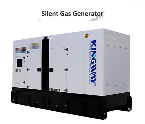고품질의 조용한 천장 400kw 400v 3단계 4선 500kva 천연가스 발전기