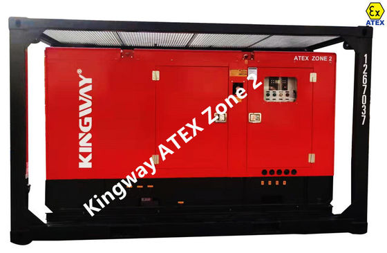 해상 플랫폼 칸피 25kva 400v 50hz 3단계 4선 폭발 방지 디젤 엔진 ATEX 인증 구역 2 해상 발전기
