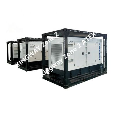 20KVA 아텍스 2 구역의 ATEX 폭발 방지 발전기 세트 DNV 리프팅 프레임으로 석유 및 가스 산업