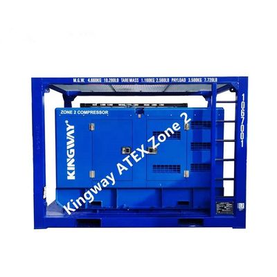 ATEX 인증 3단계 DNVGL 2.7-1 스키드 프레임 120kw 150kva 온랜드 해상 플랫폼 2 제너터