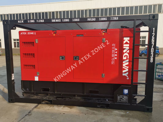 150KVA ATEX 구역 2 T3 폭발 방지 디젤 발전기 DNV 리프팅 프레임