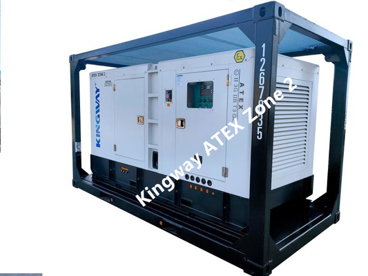 DNV 표준 60KVA 아텍스 지역 2 장비 조용한 디젤 엔진 발전기는 졌습니다