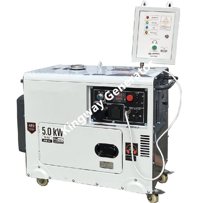 10KW 조용한 작은 모바일 천연가스 발전기 세트 비상전원
