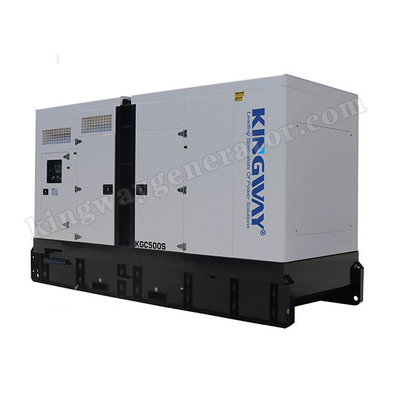 킹웨이는 500KVA 디젤 엔진 발전기에 대해 조용한 생성기 덮개를 특화했습니다