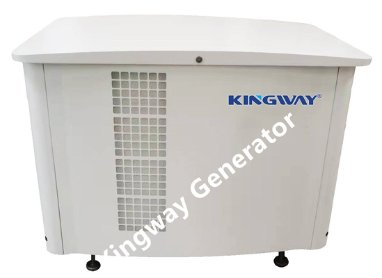 킹웨이 50/60HZ 1/3 단계 5.5 kw 라이프안은 집 리더를 위한 마시기에 알맞은 무음 천연가스 발전기 세트에 엔진을 설치합니다