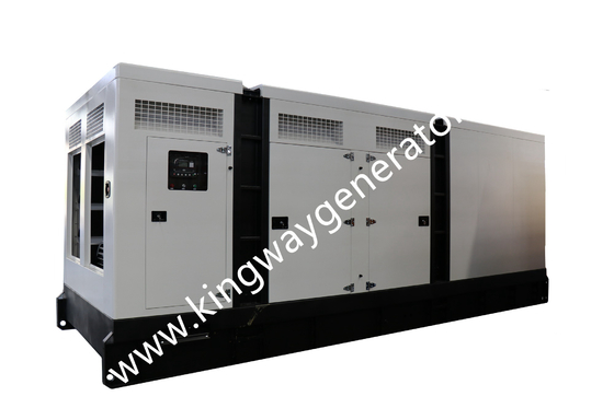 조용한 유형 수냉각（의） 발전기 1500RPM 1000KVA 800KW 미트서브루시 엔진
