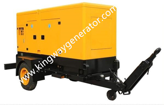 1500RPM 1800RPM 15KW 트레일러는 디젤 엔진 발전기 외부 사용을 탑재했습니다