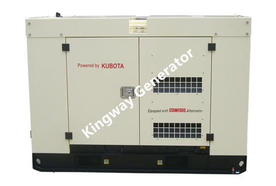 가정을 위한 22KVA 17KW 일본 얀마 엔진 무음 발전기는 3개 단계를 이용합니다