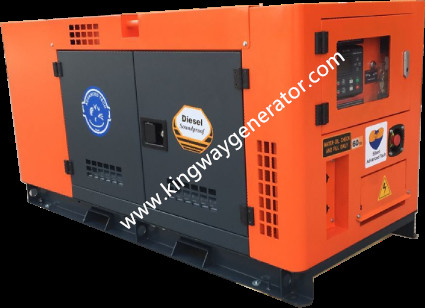 가스 열펌프 에어컨을 위한 100 KVA 카민즈 엔진 조용한 LPG 프로판 발전기