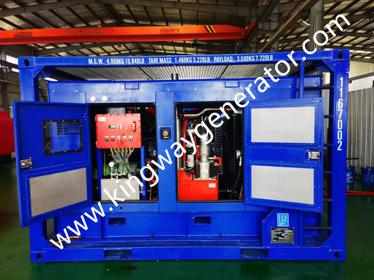ATEX 구역 2 375CFM Sullair 폭발 방지 디젤 공기 압축기 Kingway DNV 프레임