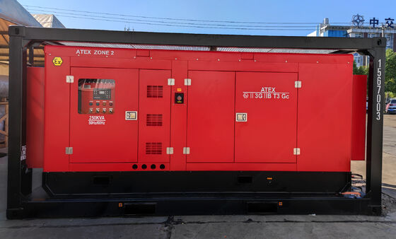 1000KVA Kingway ATEX Zone 2 컨테이너형 방폭 디젤 발전기 (원격 모니터링 시스템 포함)