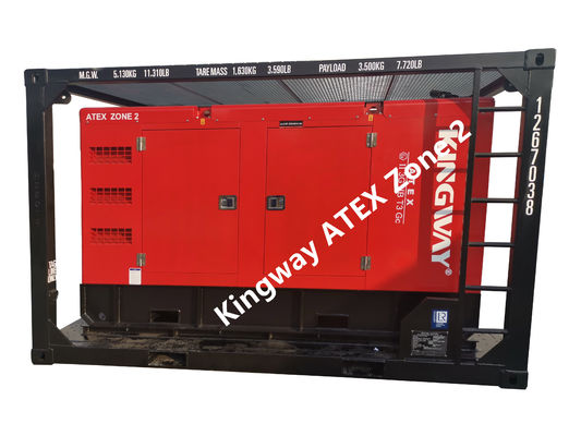 150KVA ATEX 구역 2 T3 폭발 방지 디젤 발전기 DNV 리프팅 프레임